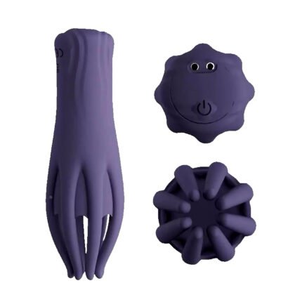 Purple Fun Octopus Interactive Massage Set