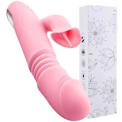 Pink Rhythm Flexible Telescopic Vibration Massager