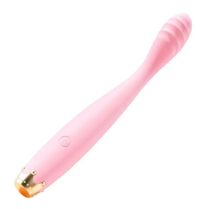 Pink Diamond Crown Multi - frequency Vibration Massager
